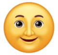 Full Moon Face Emoji Huawei