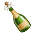 Bottle With Popping Cork Emoji Huawei