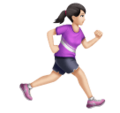 Woman Running Facing Right Emoji Huawei