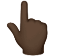 Backhand Index Pointing Up Emoji Huawei