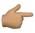 Backhand Index Pointing Right Emoji Huawei
