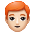 Man Red Hair Emoji Huawei