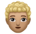 Man Curly Hair Emoji Huawei