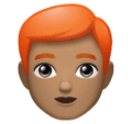 Man Red Hair Emoji Huawei