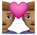 Couple With Heart Man Man Emoji Huawei