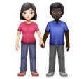 Woman And Man Holding Hands Emoji Huawei