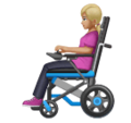 Woman In Motorized Wheelchair Emoji Huawei