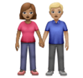Woman And Man Holding Hands Emoji Huawei