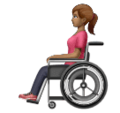 Woman In Manual Wheelchair Emoji Huawei
