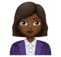 Woman Office Worker Emoji Huawei