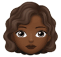 Woman Curly Hair Emoji Huawei