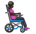 Woman In Motorized Wheelchair Facing Right Emoji Huawei