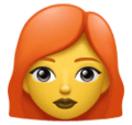Woman Red Hair Emoji Huawei