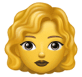 Woman Curly Hair Emoji Huawei