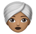 Woman Wearing Turban Emoji Huawei