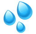 Sweat Droplets Emoji Huawei