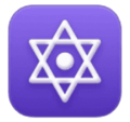 Dotted Six Pointed Star Emoji Huawei