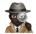 Man Detective Emoji Huawei