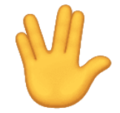 Vulcan Salute Emoji Huawei
