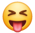 Squinting Face With Tongue Emoji Huawei
