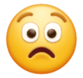Worried Face Emoji Huawei