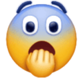Fearful Face Emoji Huawei