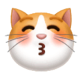 Kissing Cat Emoji Huawei