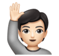Person Raising Hand Emoji Huawei