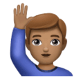 Man Raising Hand Emoji Huawei