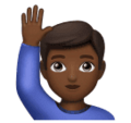 Man Raising Hand Emoji Huawei