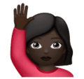 Woman Raising Hand Emoji Huawei