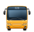 Oncoming Bus Emoji Huawei