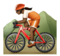 Woman Mountain Biking Emoji Huawei