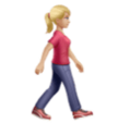 Woman Walking Facing Right Emoji Huawei