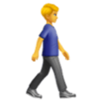 Man Walking Facing Right Emoji Huawei