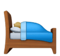 Person In Bed Emoji Huawei