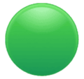 Large Green Circle Emoji Huawei