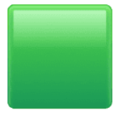 Large Green Square Emoji Huawei