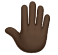 Raised Back Of Hand Emoji Huawei