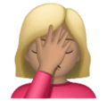 Woman Facepalming Emoji Huawei