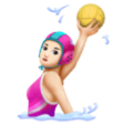 Woman Playing Water Polo Emoji Huawei