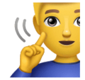 Deaf Man Emoji Huawei