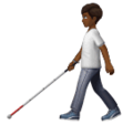 Person With White Cane Emoji Huawei