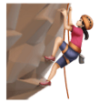 Woman Climbing Emoji Huawei