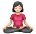 Woman In Lotus Position Emoji Huawei