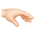 Palm Down Hand Emoji Huawei