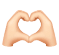Heart Hands Emoji Huawei