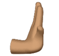 Rightwards Pushing Hand Emoji Huawei
