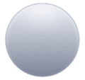 White Circle Emoji Huawei