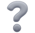 White Question Mark Emoji Huawei